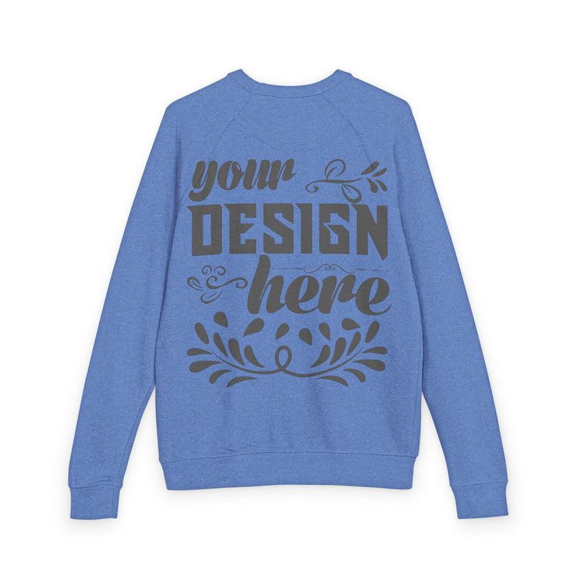 Customizable Lane Seven LS18004 Unisex French Terry Raglan Crewneck