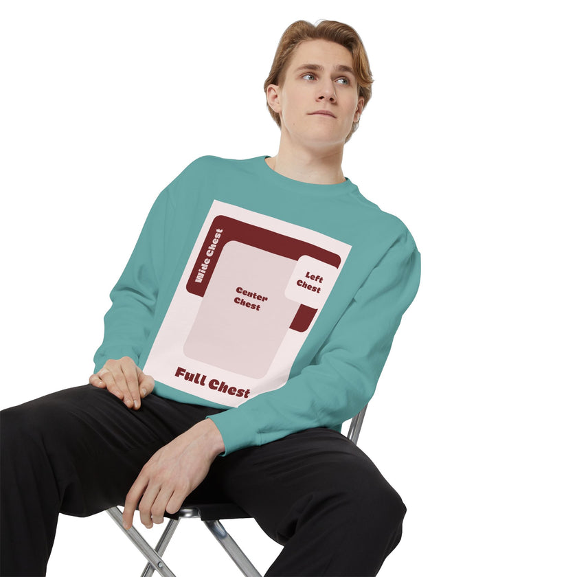 Customizable Comfort Colors 1566 Unisex Garment Dyed Sweatshirt DTG Custom Design