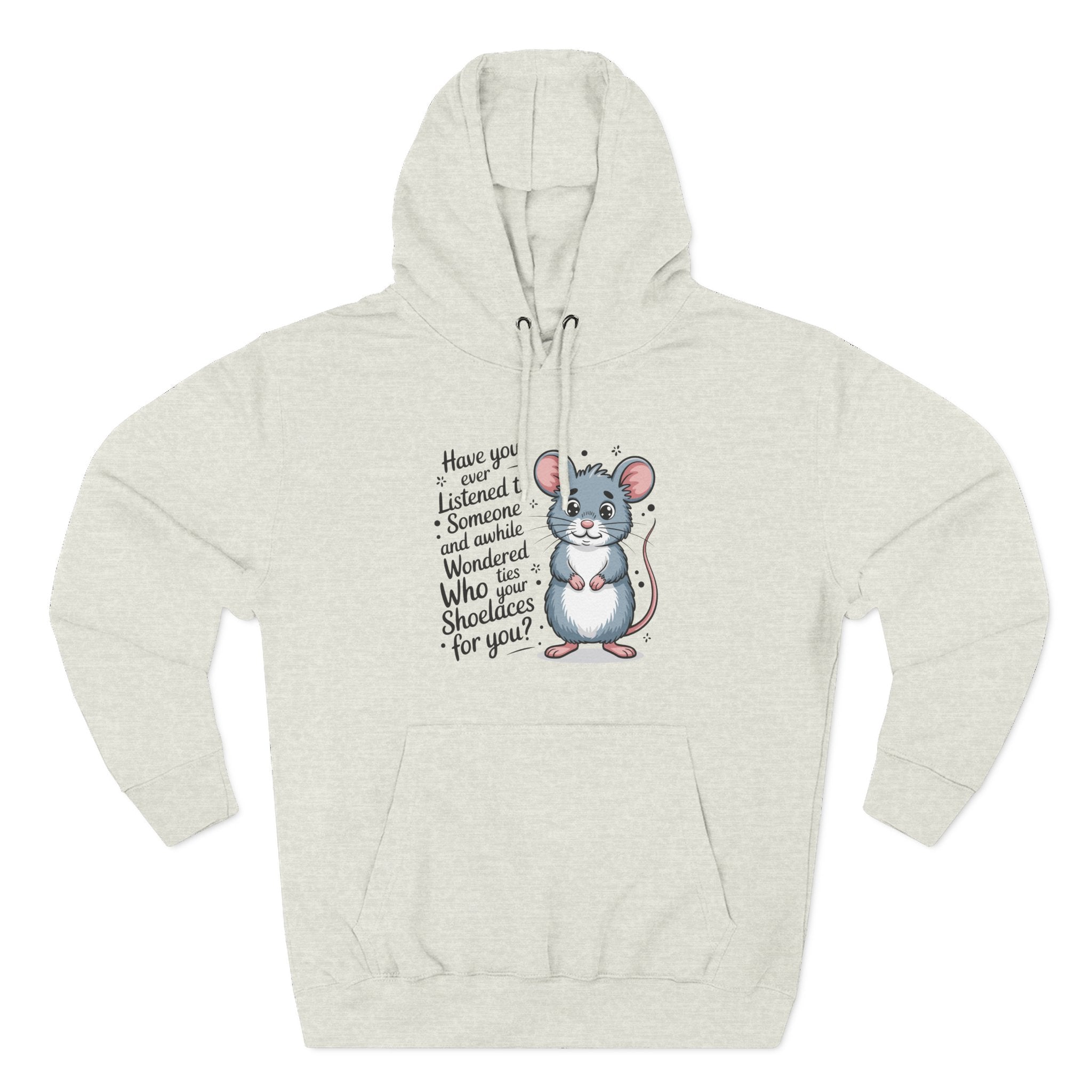 Lane Seven LS14001 Fleece Hoodie | Mouse Graphic Print