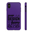 Customizable Tough Dual Layer Phone Case Polycarbonate TPU Liner Protective