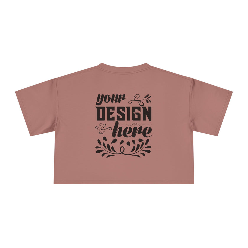 Customizable AS Colour 4062 Womens Crop Tee Dropped Shoulder