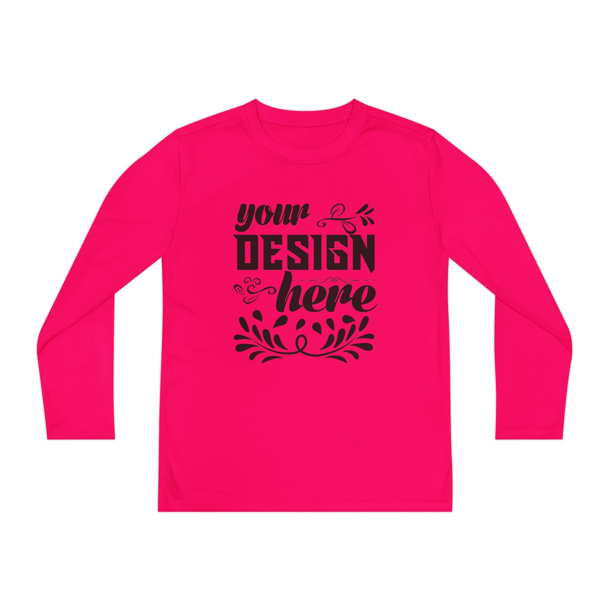 Customizable Sport Tek YST350LS Youth Long Sleeve Competitor Tee