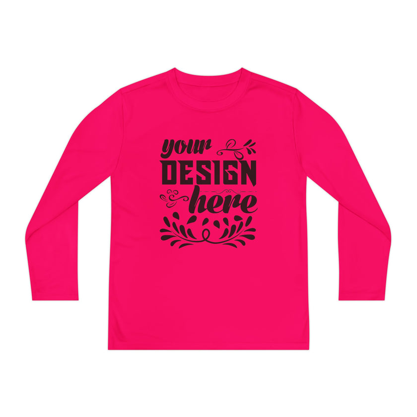 Customizable Sport Tek YST350LS Youth Long Sleeve Competitor Tee