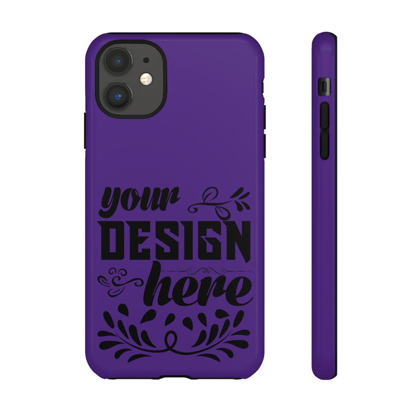 Customizable Tough Dual Layer Phone Case Polycarbonate TPU Liner Protective