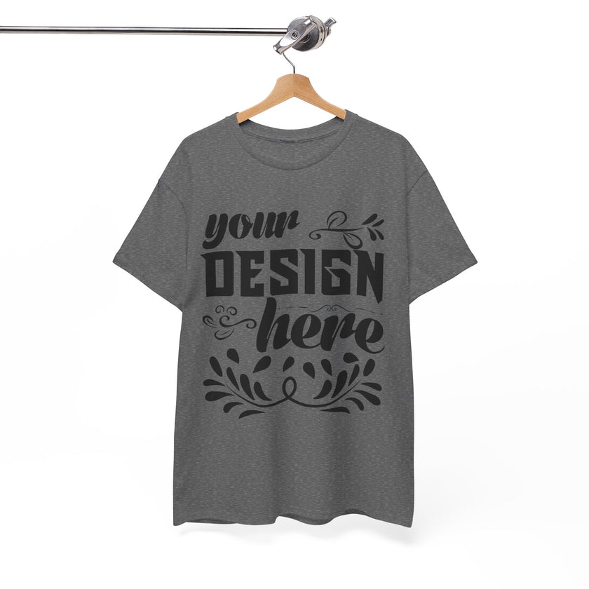 Customizable Gildan 5000 Unisex Heavy Cotton T-Shirt Classic Fit