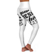 Customizable High Waisted Yoga Leggings All Over Print Skinny Fit