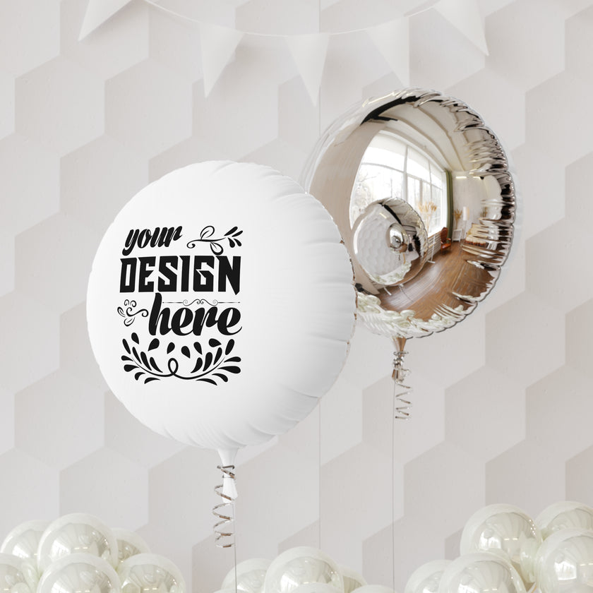 Customizable Mylar Helium Balloon 22in Reusable Indoor Outdoor Decor
