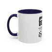 Customizable Accent Coffee Mug 11oz and 15oz Colored Interior Handle