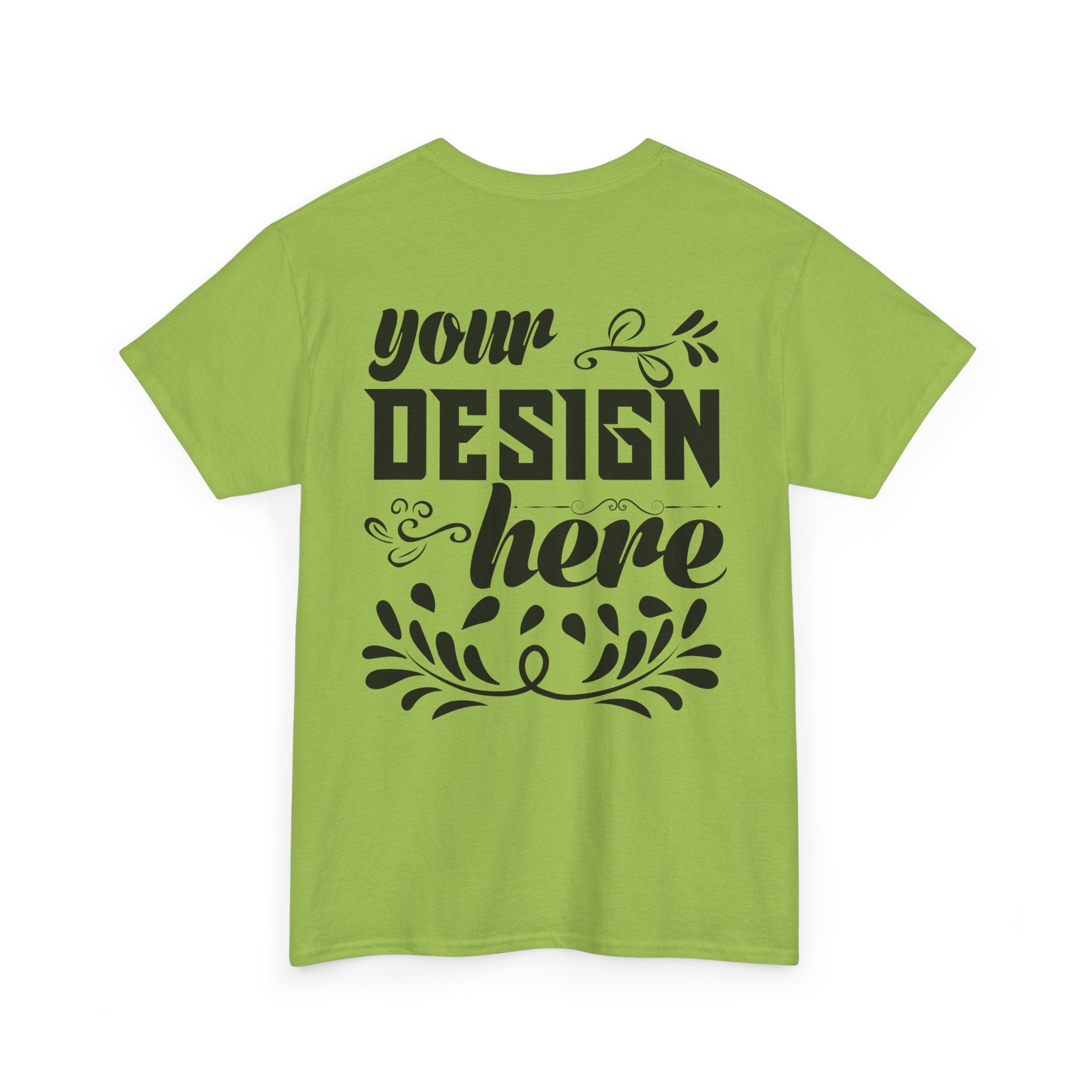 Customizable Gildan 5000 Unisex Heavy Cotton T-Shirt Classic Fit