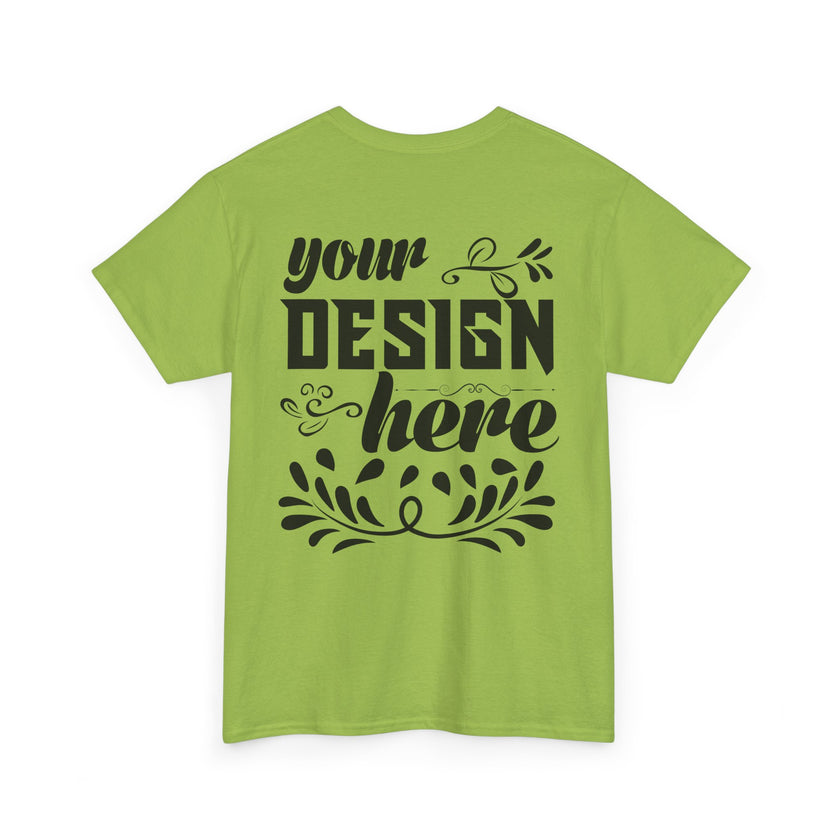 Customizable Gildan 5000 Unisex Heavy Cotton T-Shirt Classic Fit