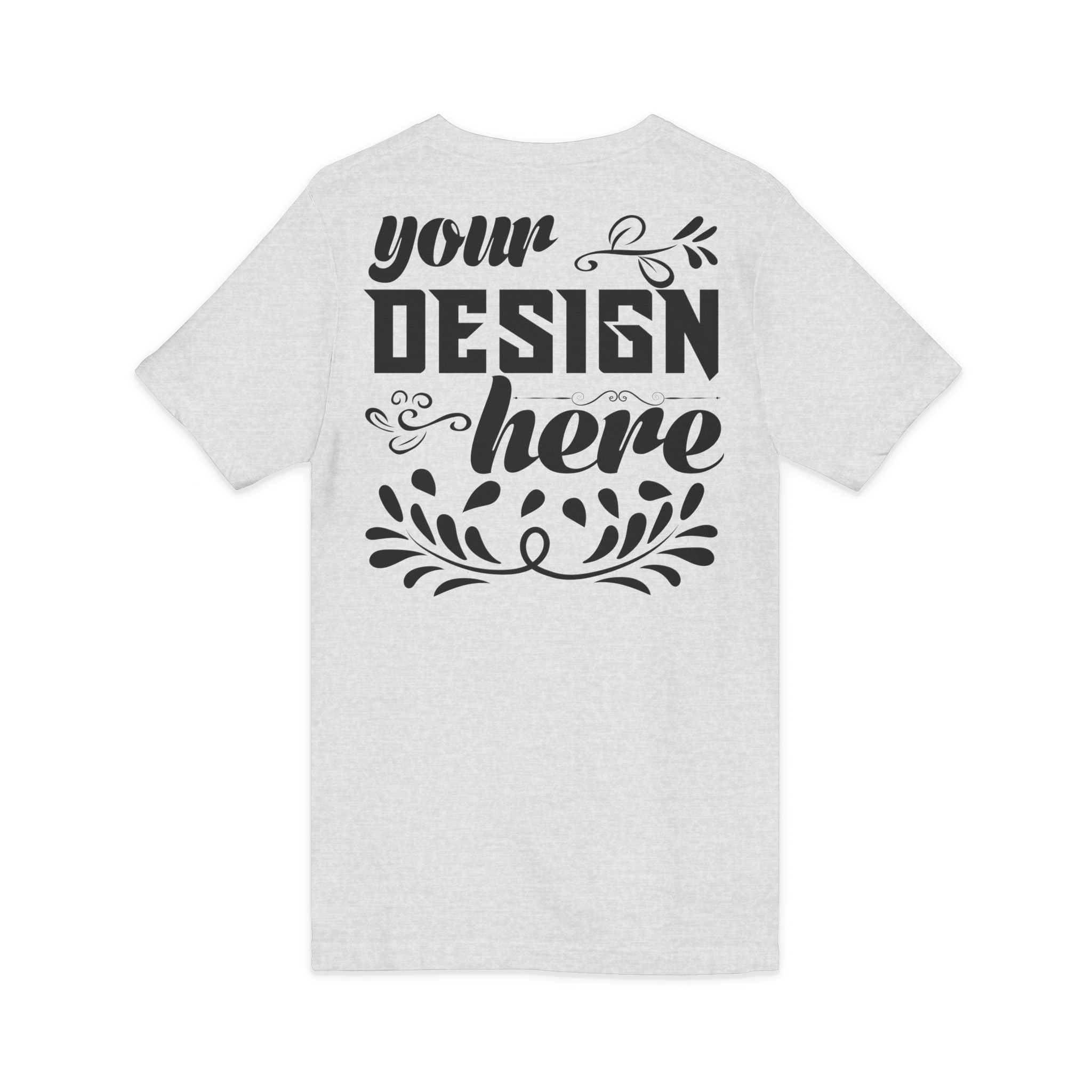 Customizable Bella+Canvas 3005 Unisex Jersey V-Neck Short Sleeve Tee