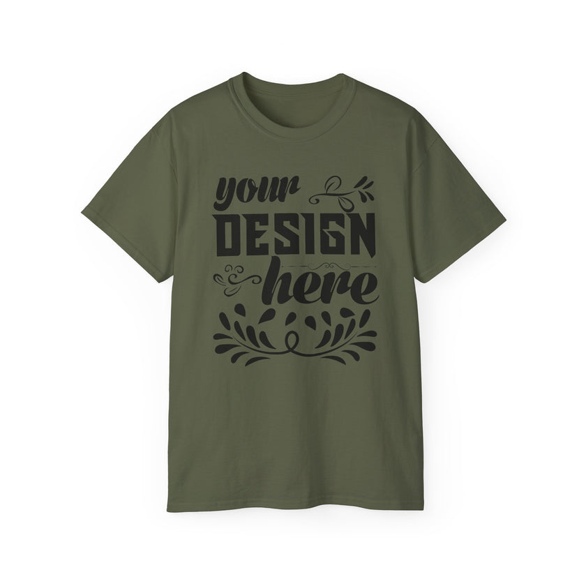 Customizable Gildan 2000 Unisex Ultra Cotton Crew Neck T-Shirt