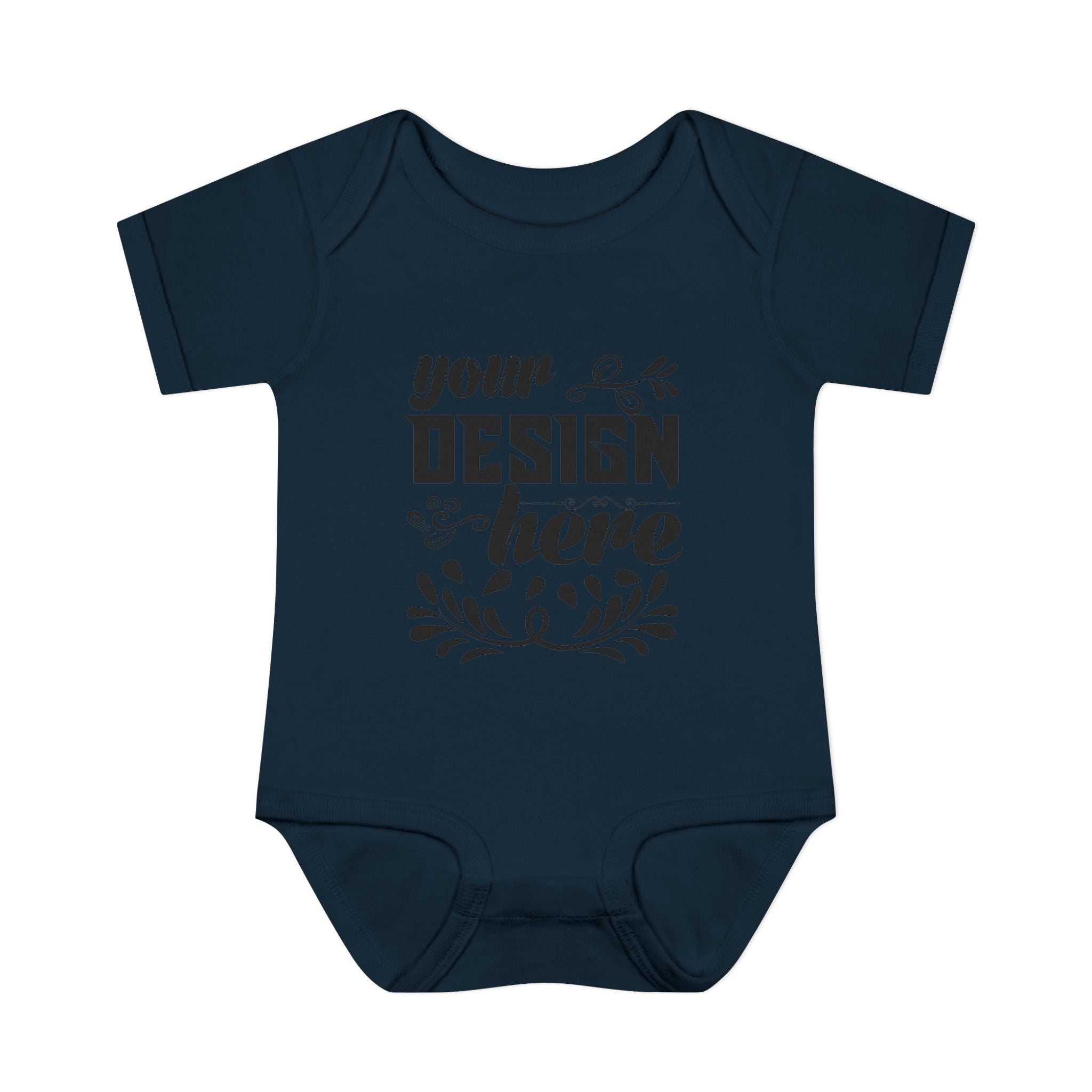 Customizable Infant Baby Rib Bodysuit Rabbit Skins 4400 Unisex