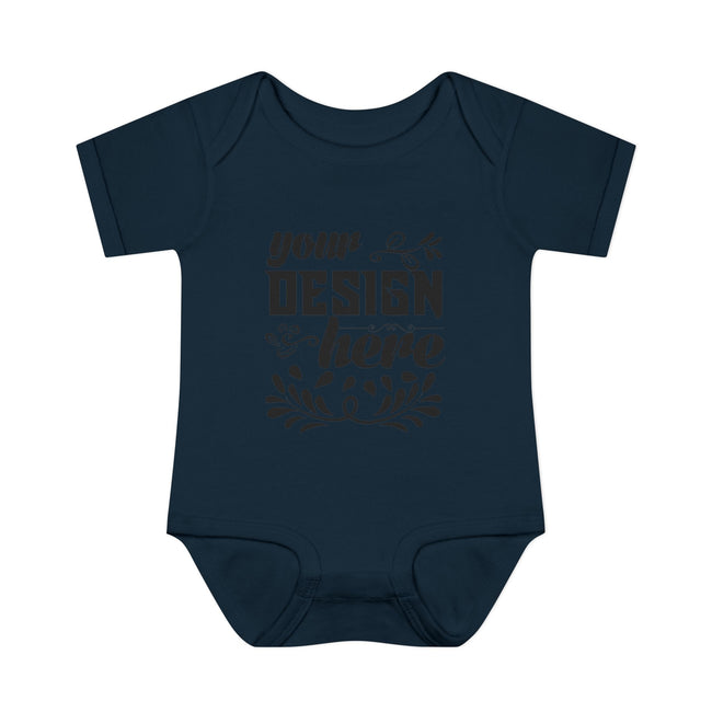 Customizable Infant Baby Rib Bodysuit Rabbit Skins 4400 Unisex
