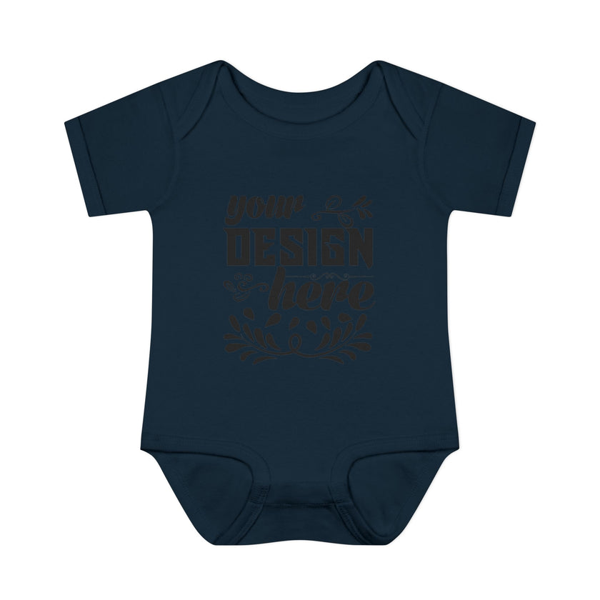 Customizable Infant Baby Rib Bodysuit Rabbit Skins 4400 Unisex