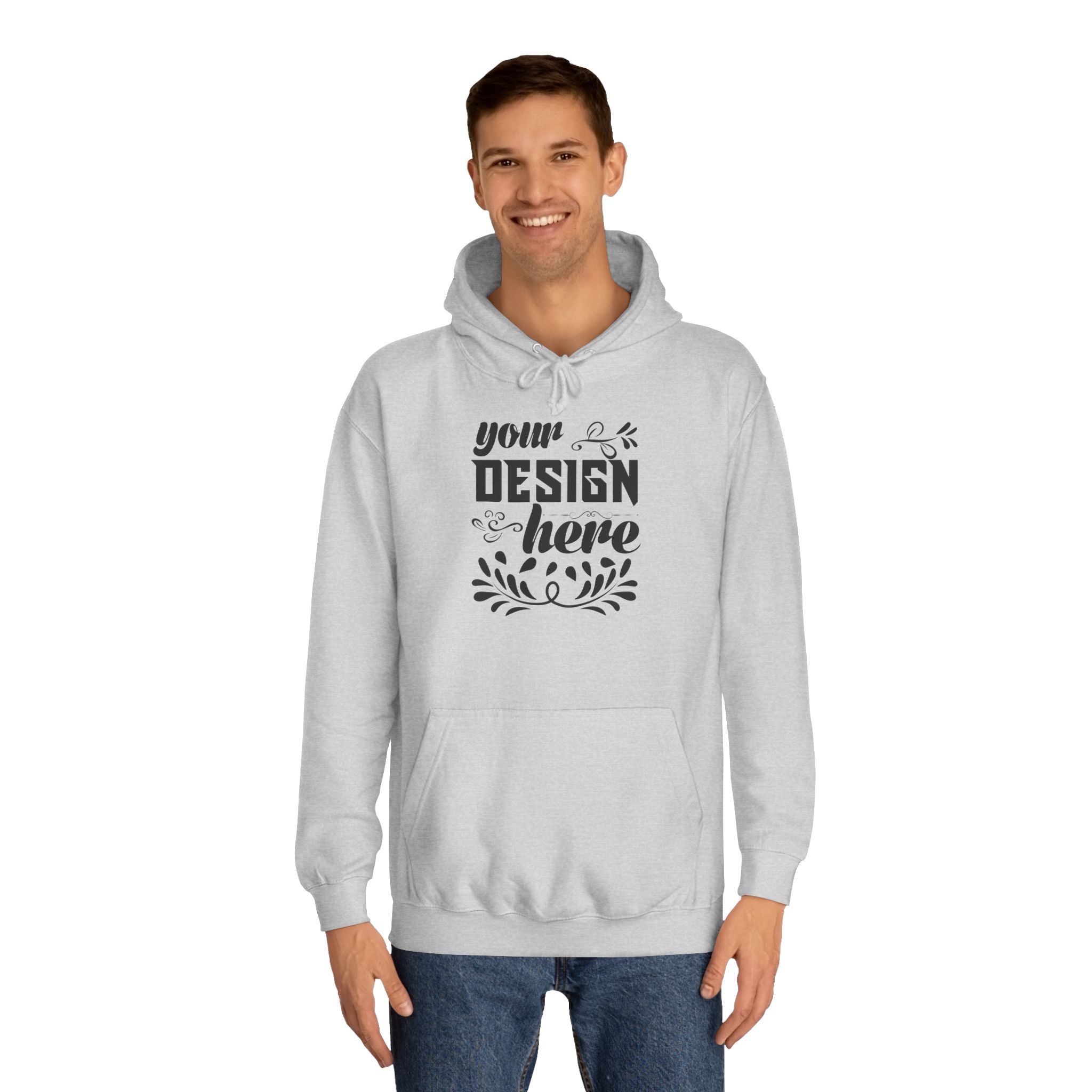 Customizable AWDis JH001 Unisex College Hoodie