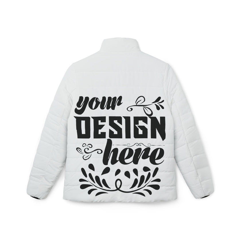 Customizable Women’s Puffer Jacket All Over Print Winter Outerwear