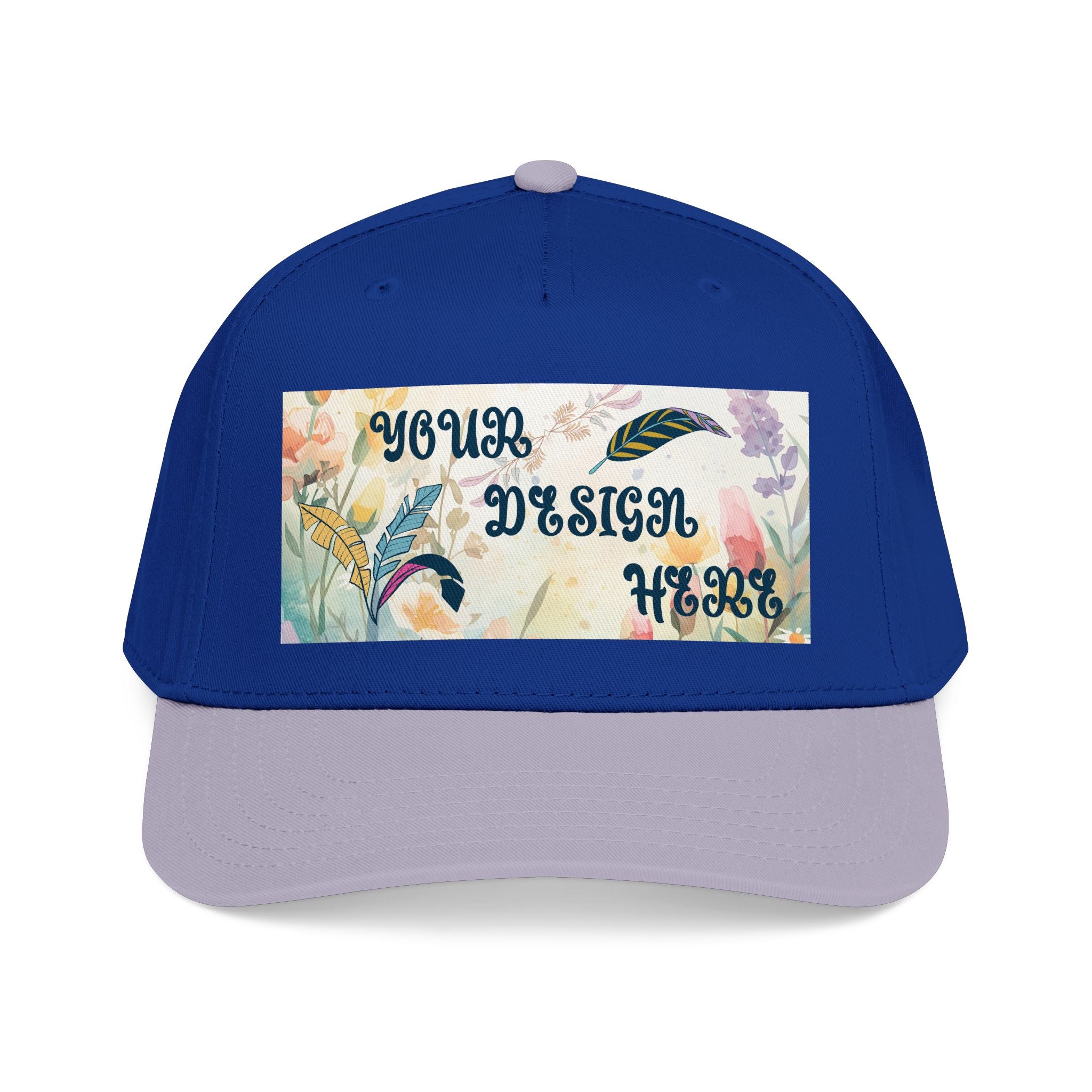 Customizable OTTO 31-069 Mid Profile 5 Panel Baseball Cap