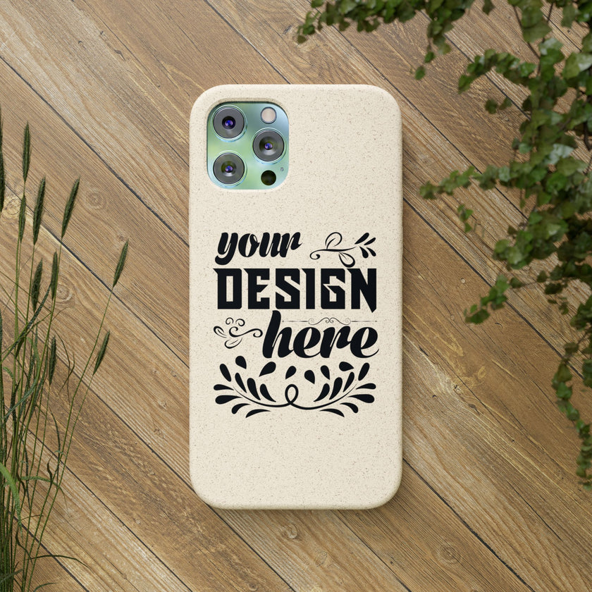 Customizable Biodegradable Phone Case Matte Finish Wireless Charging