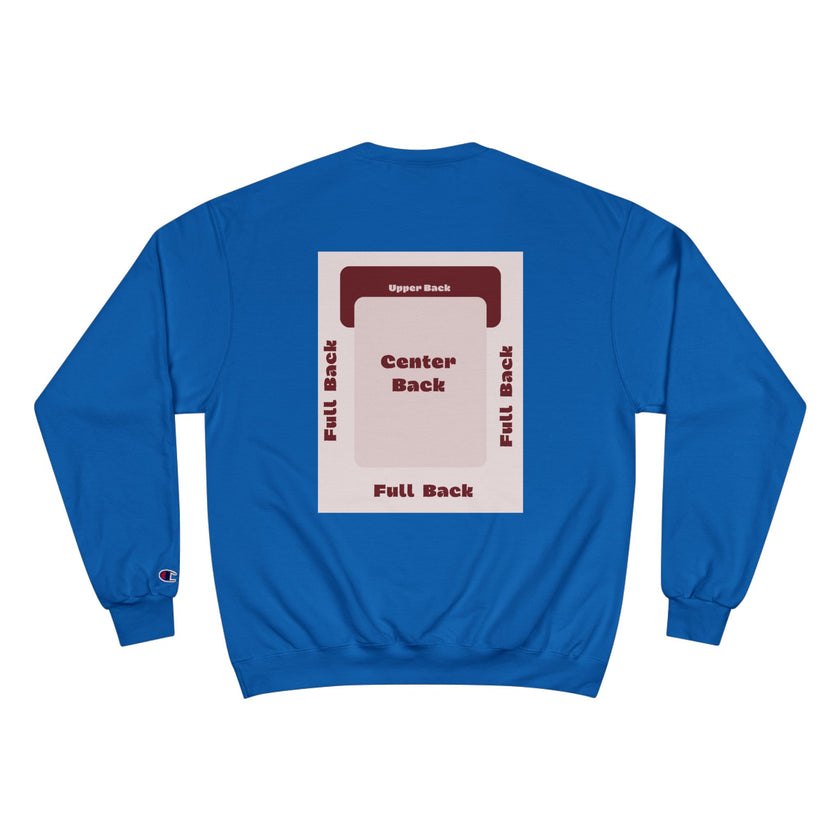 Customizable Champion S600 Crewneck Sweatshirt DTG Print