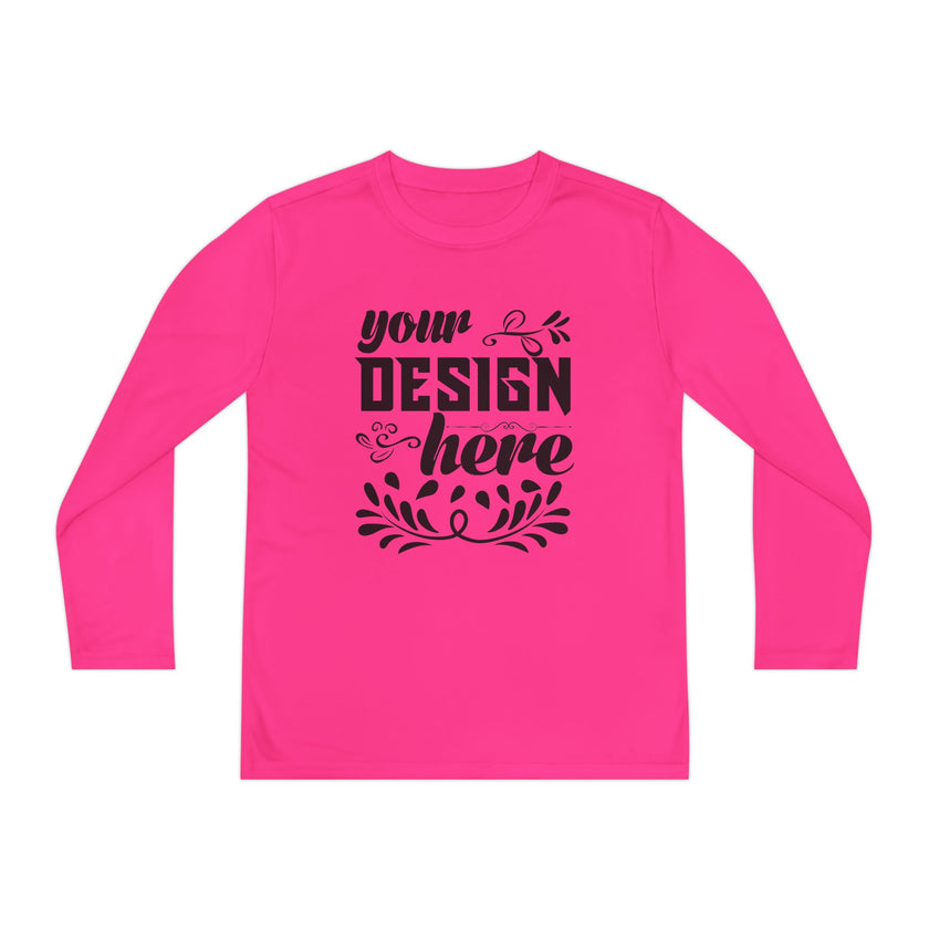 Customizable Sport Tek YST350LS Youth Long Sleeve Competitor Tee