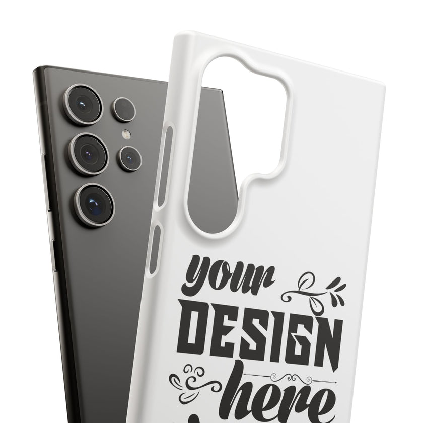 Customizable Snap Phone Case Slim Lightweight Polycarbonate Gloss Or Matte