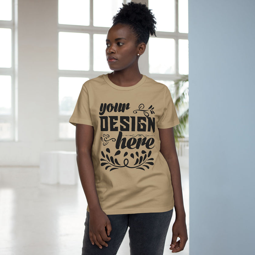 Customizable AS Colour 4001 Womens Maple Cotton T-Shirt