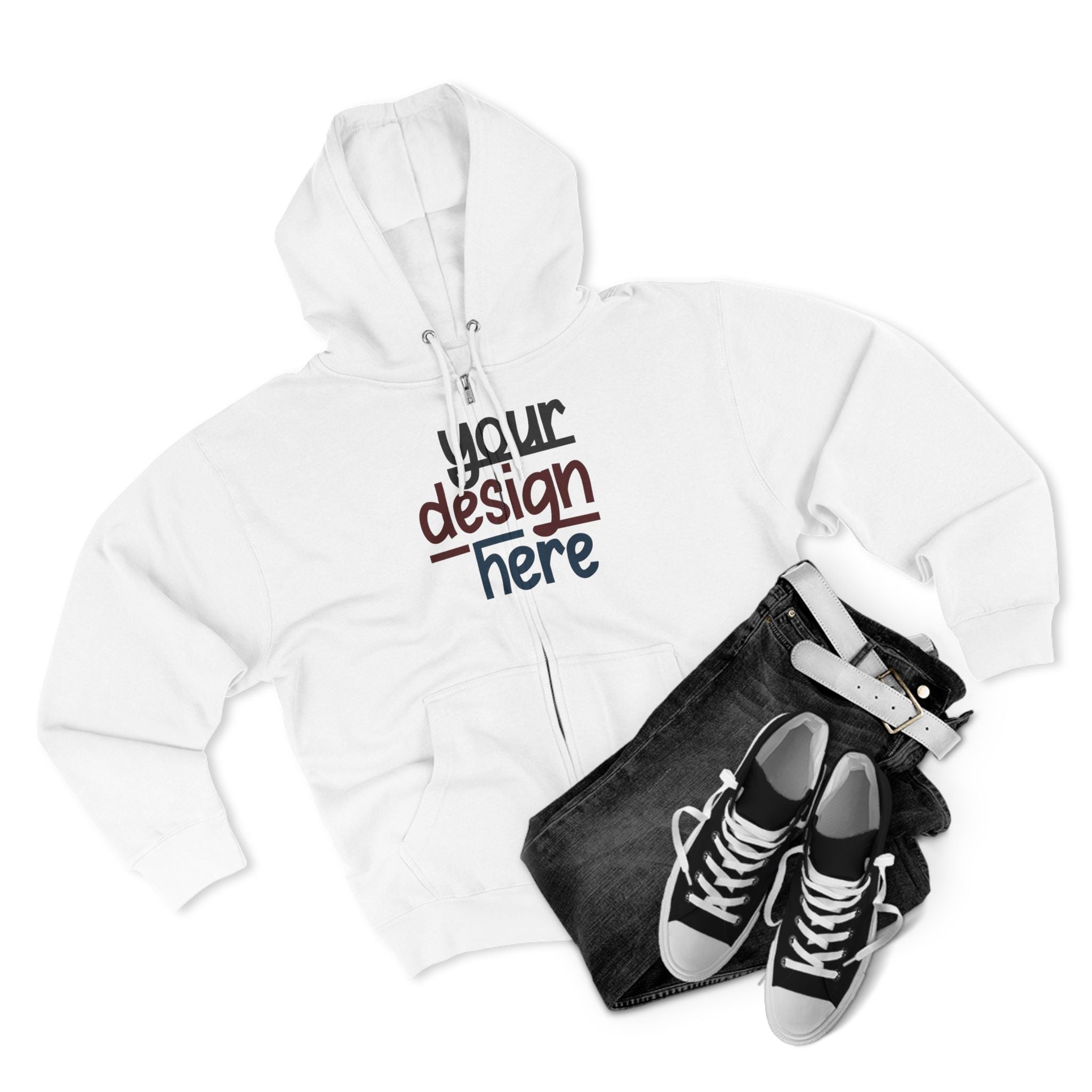 Customizable Lane Seven LS14003 Unisex Zip Hoodie