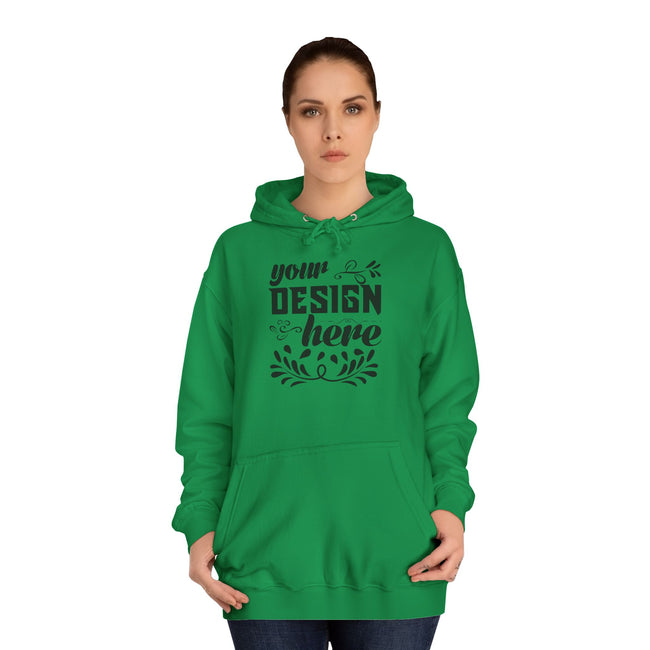 Customizable AWDis JH001 Unisex College Hoodie