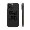 Customizable Clear Impact Resistant Phone Case With TPU Sides Wireless Ready