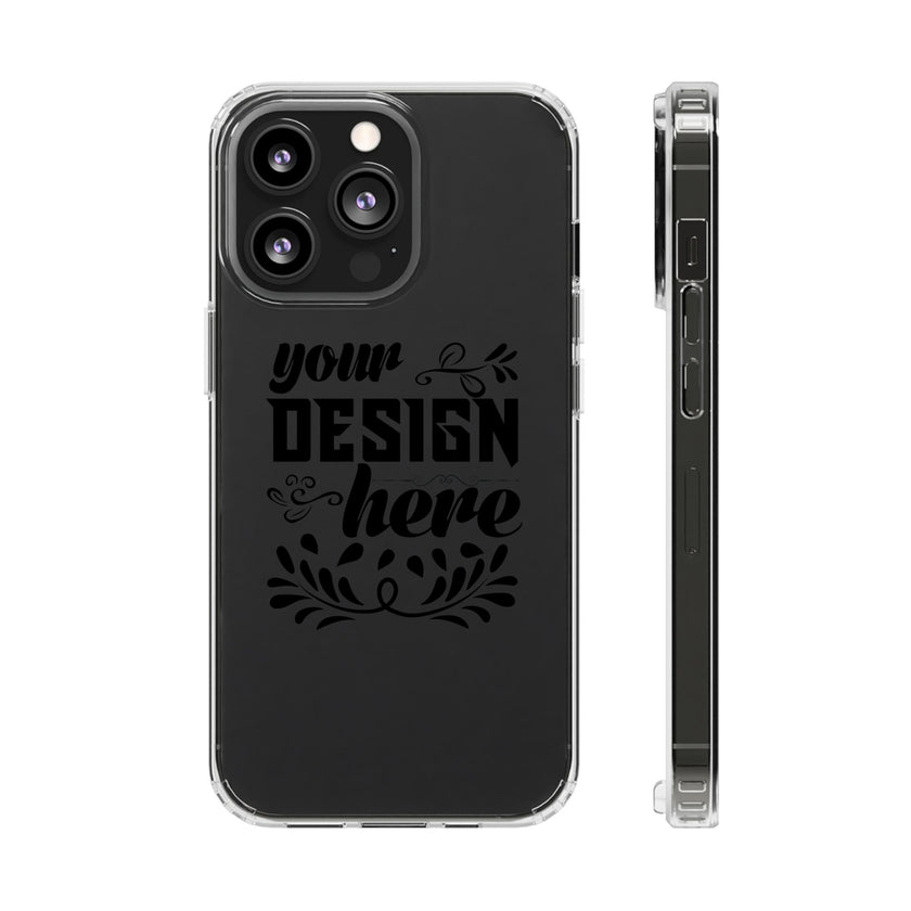 Customizable Clear Impact Resistant Phone Case With TPU Sides Wireless Ready