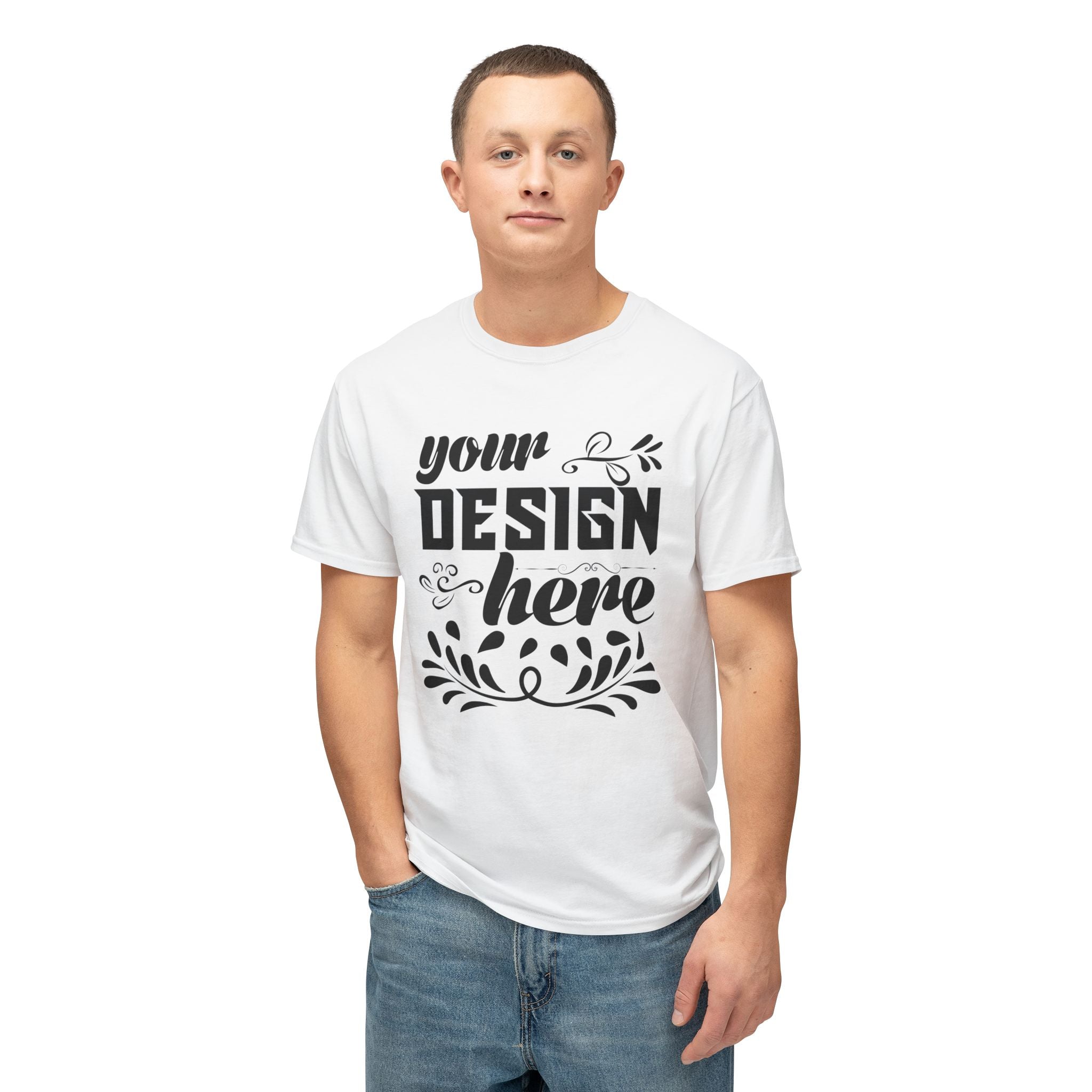 Customizable Fruit Of The Loom 3930R Unisex HD Cotton T-Shirt