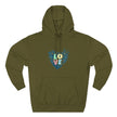 Lane Seven LS14001 Unisex  Fleece Hoodie | Butterfly Love Graphic Print