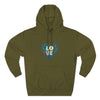 Lane Seven LS14001 Unisex  Fleece Hoodie | Butterfly Love Graphic Print