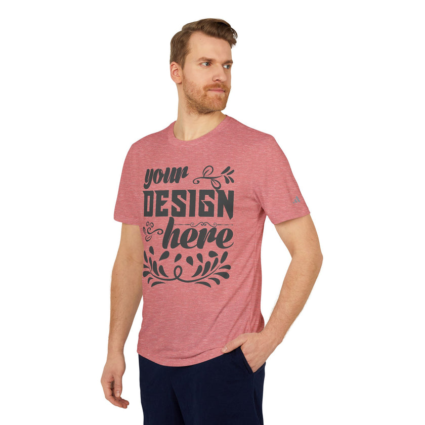 Customizable Adidas A376 Unisex Sport T-Shirt Regular Fit Performance