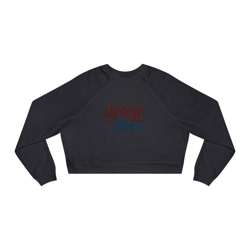 Customizable Bella+Canvas 7505 Womens Cropped Fleece Pullover