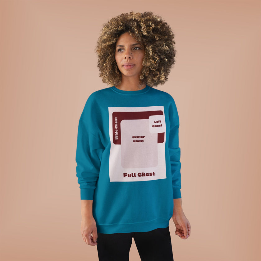 Customizable Unisex Hanes P160 EcoSmart  Crewneck Sweatshirt