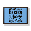 Customizable Framed Horizontal Poster on Matte Paper with Acrylic Cover