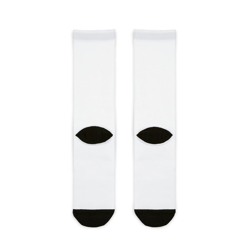 Customizable Crew Socks Polyester Nylon Acrylic Spandex One Size