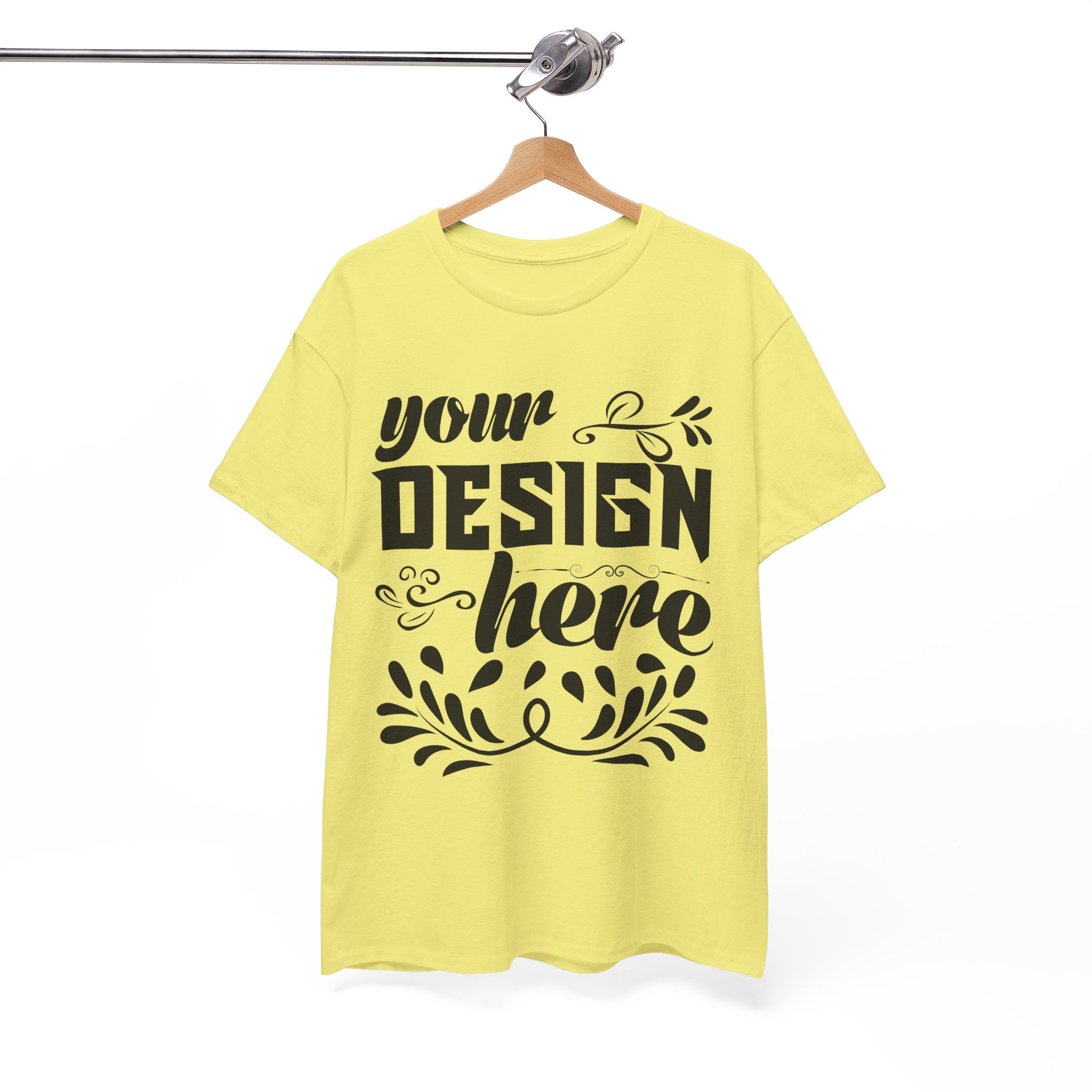 Customizable Gildan 5000 Unisex Heavy Cotton T-Shirt Classic Fit