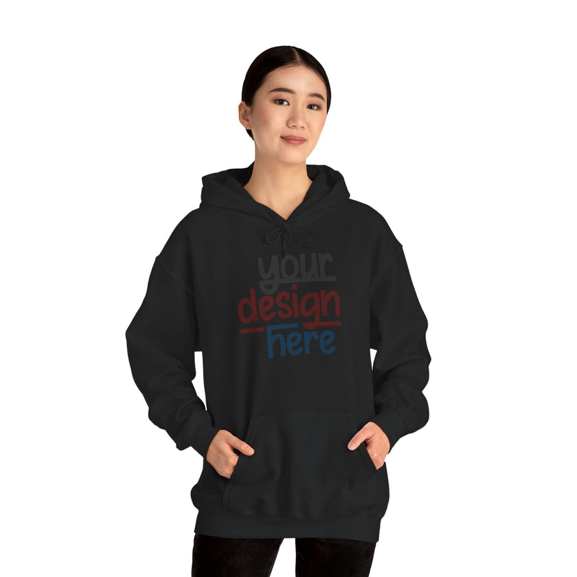Customizable Gildan 18500 Unisex Heavy Blend Hooded Sweatshirt
