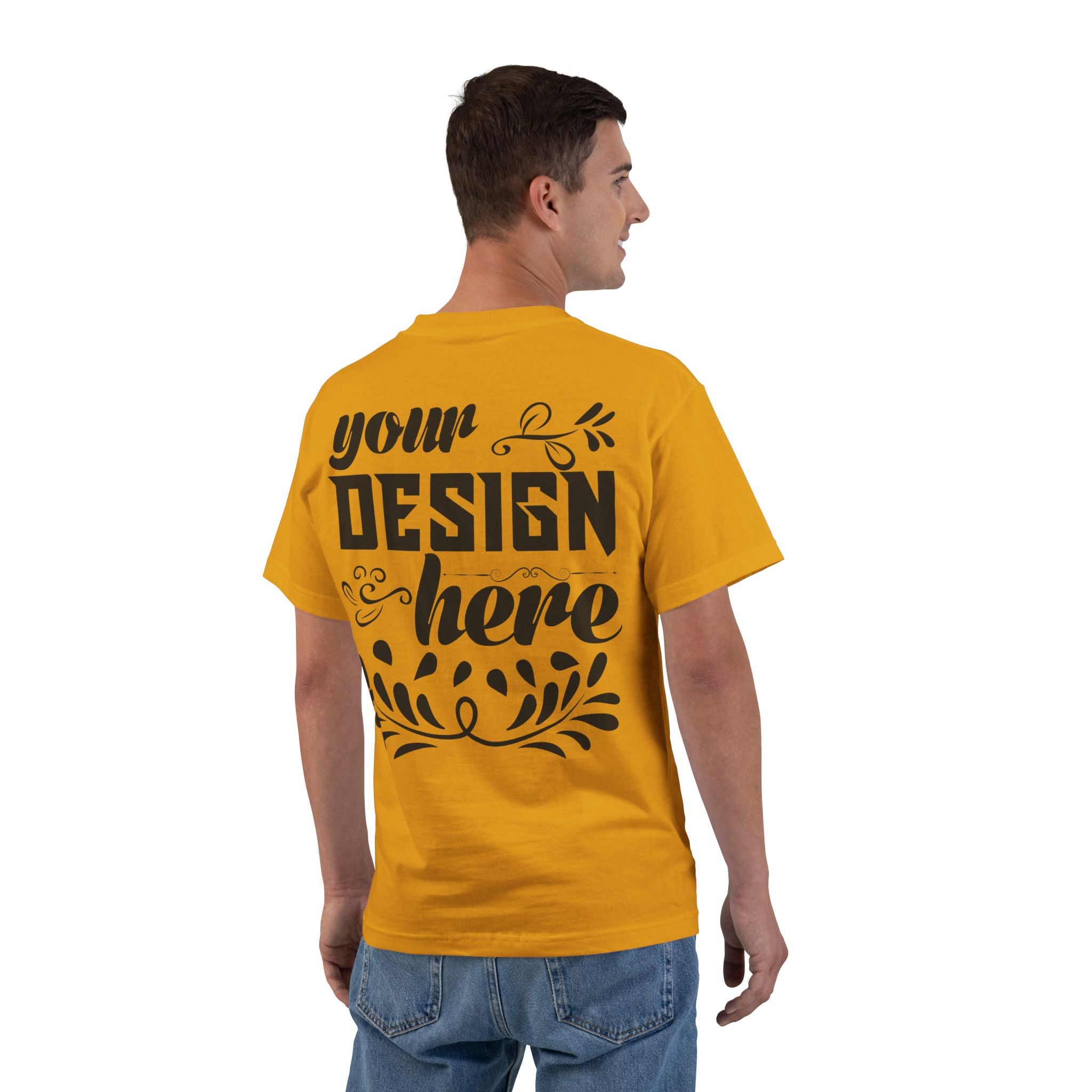 Customizable Hanes 5180 Beefy T Short Sleeve Cotton T-Shirt