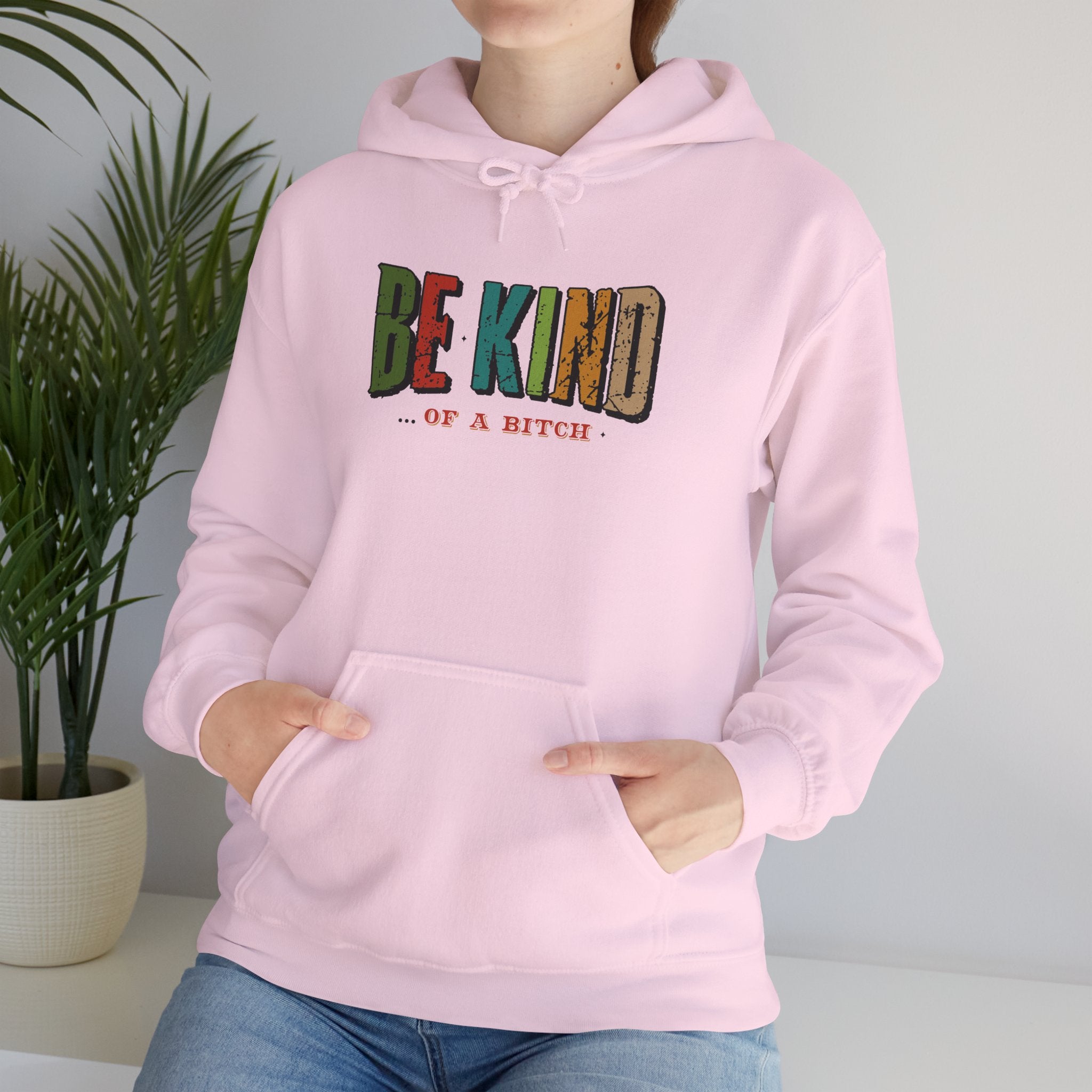 Gildan 18500 Unisex Heavy Blend Hoodie | Be Kind Graphic Print