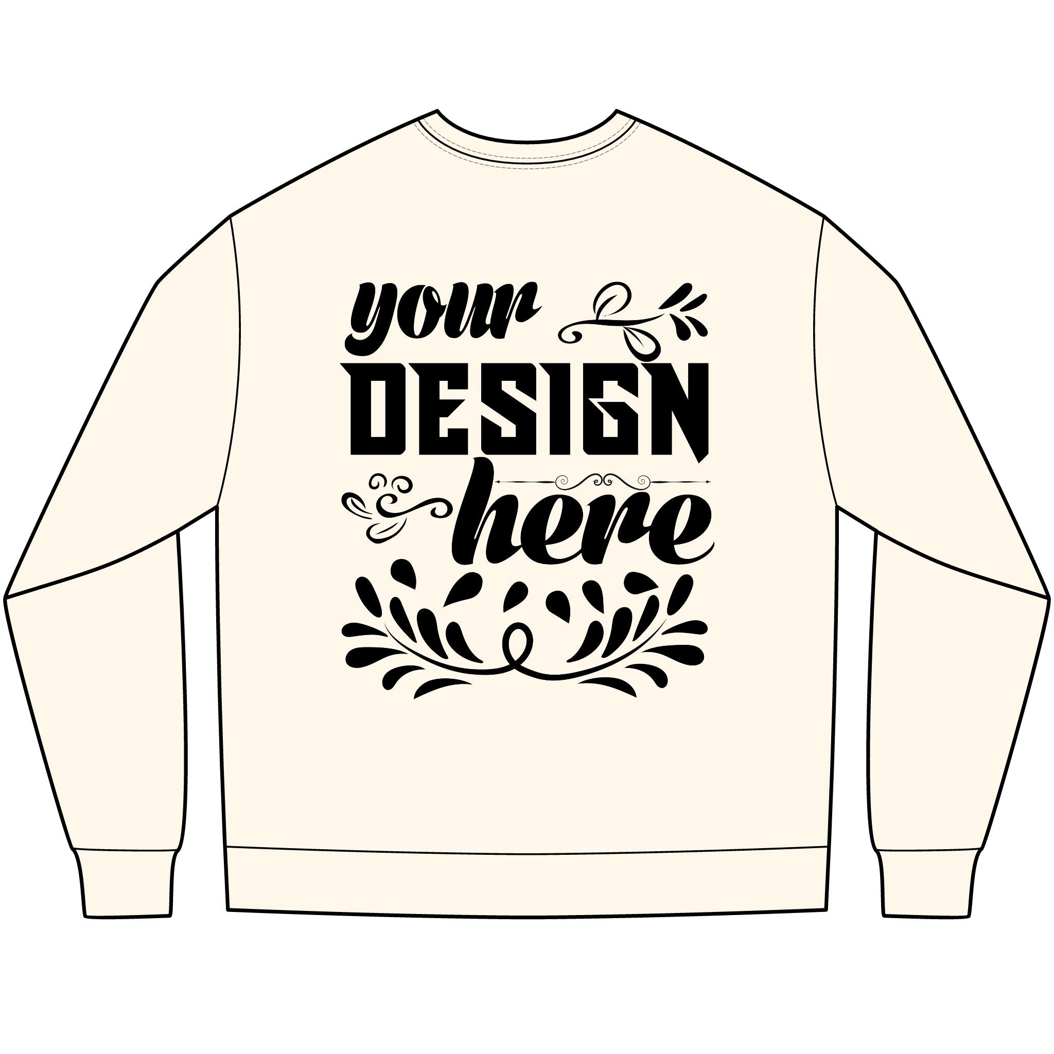 Customizable Bella+Canvas 3511 Unisex Heavyweight Long Sleeve Tee Relaxed Fit