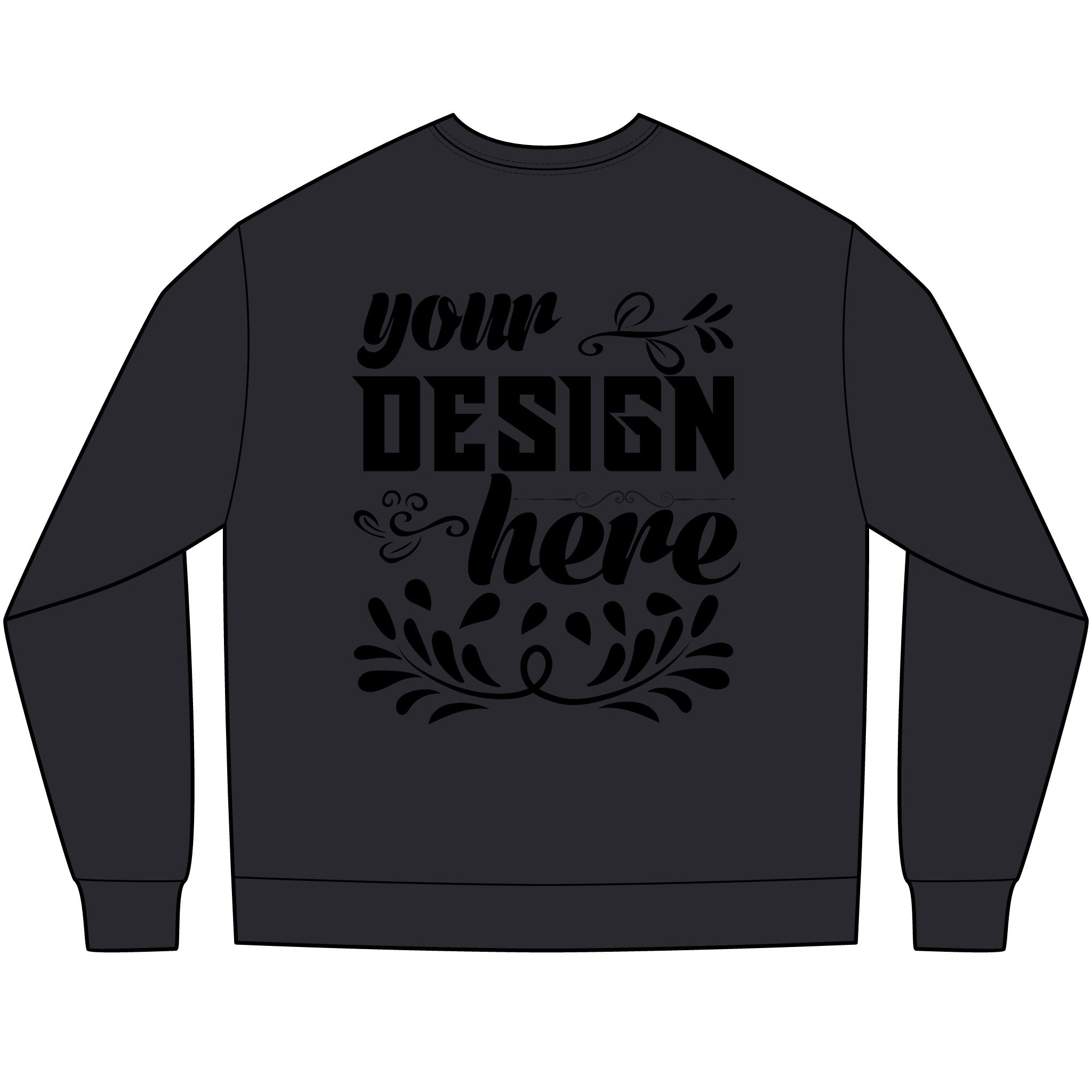 Customizable Bella+Canvas 3511 Unisex Heavyweight Long Sleeve Tee Relaxed Fit