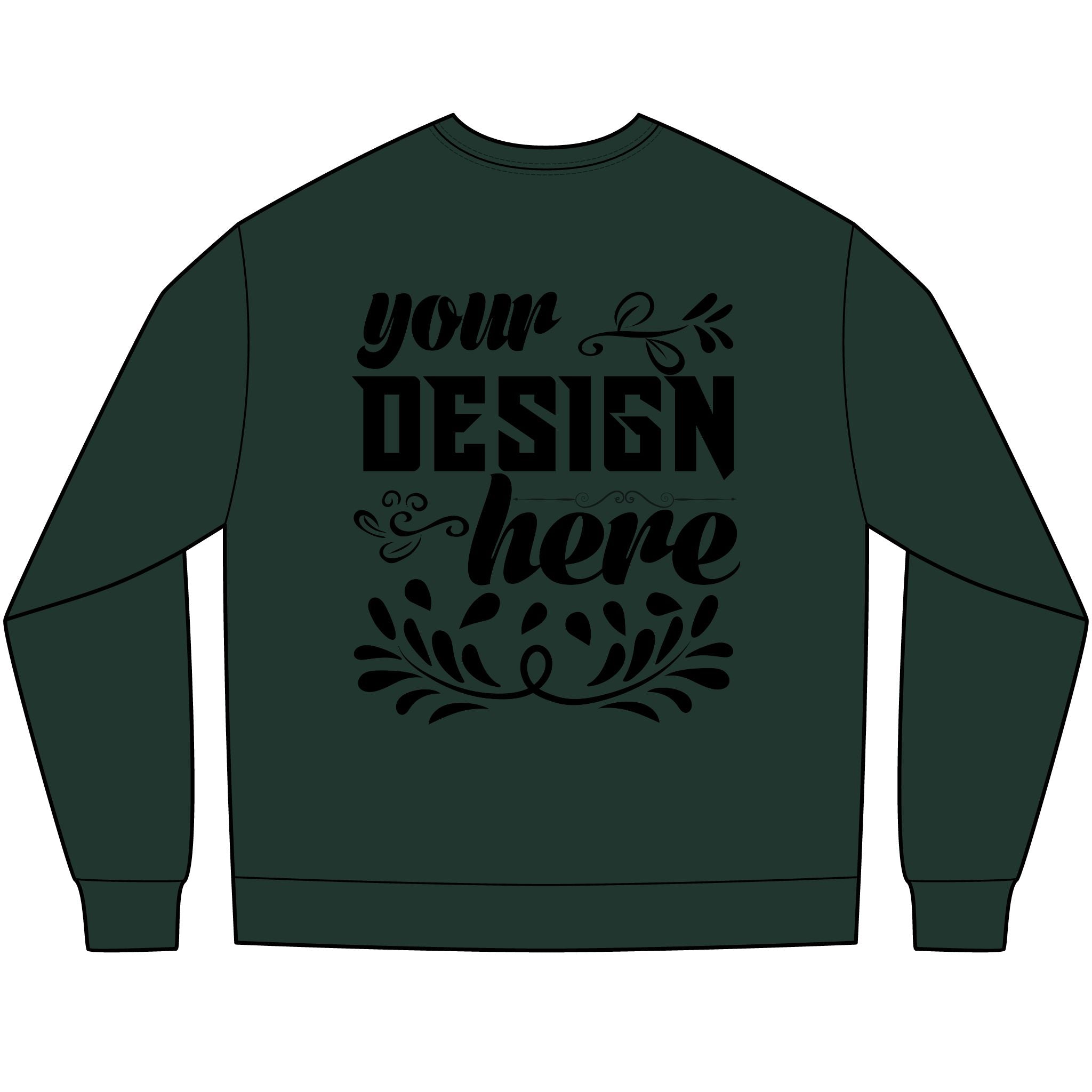 Customizable Bella+Canvas 3511 Unisex Heavyweight Long Sleeve Tee Relaxed Fit