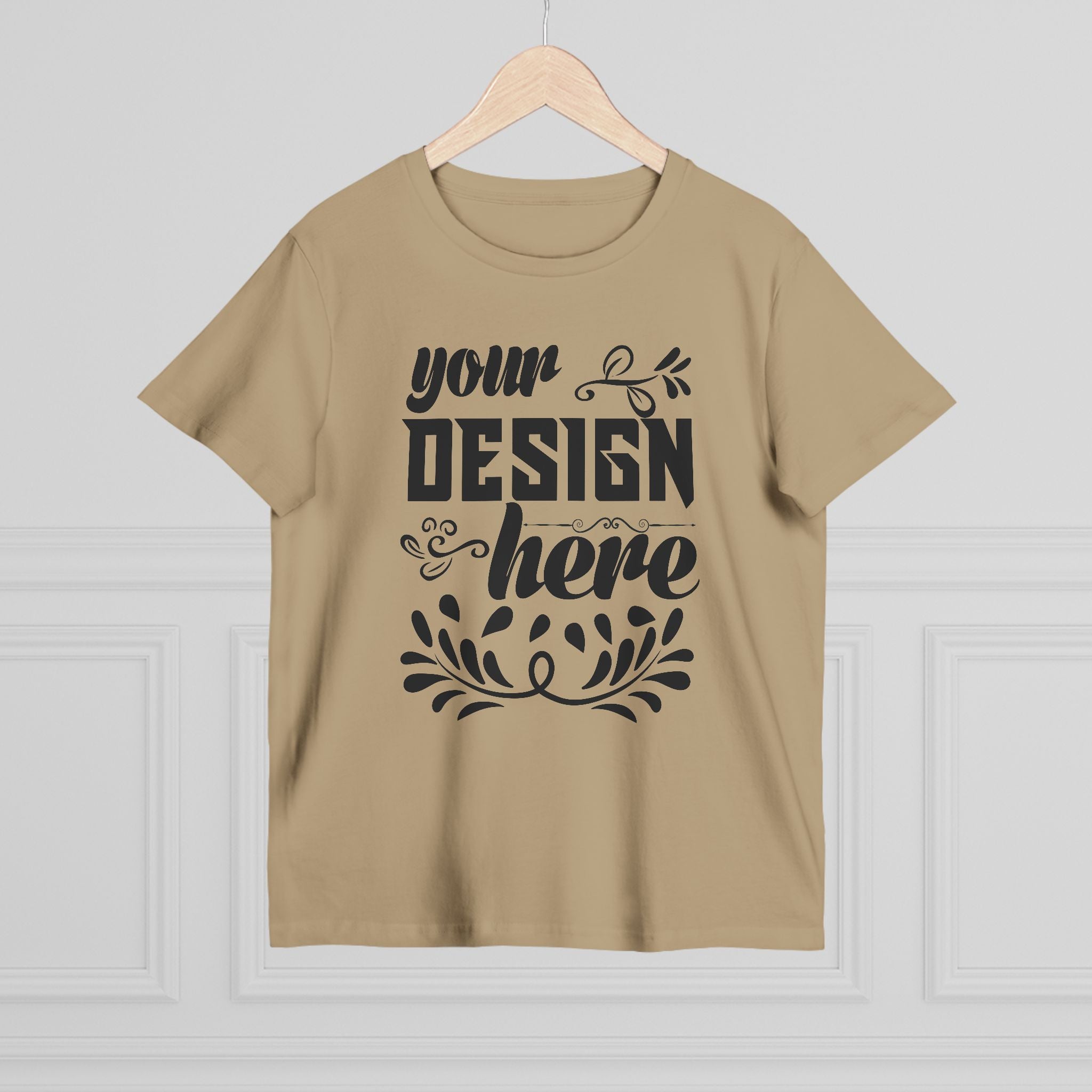 Customizable AS Colour 4001 Womens Maple Cotton T-Shirt