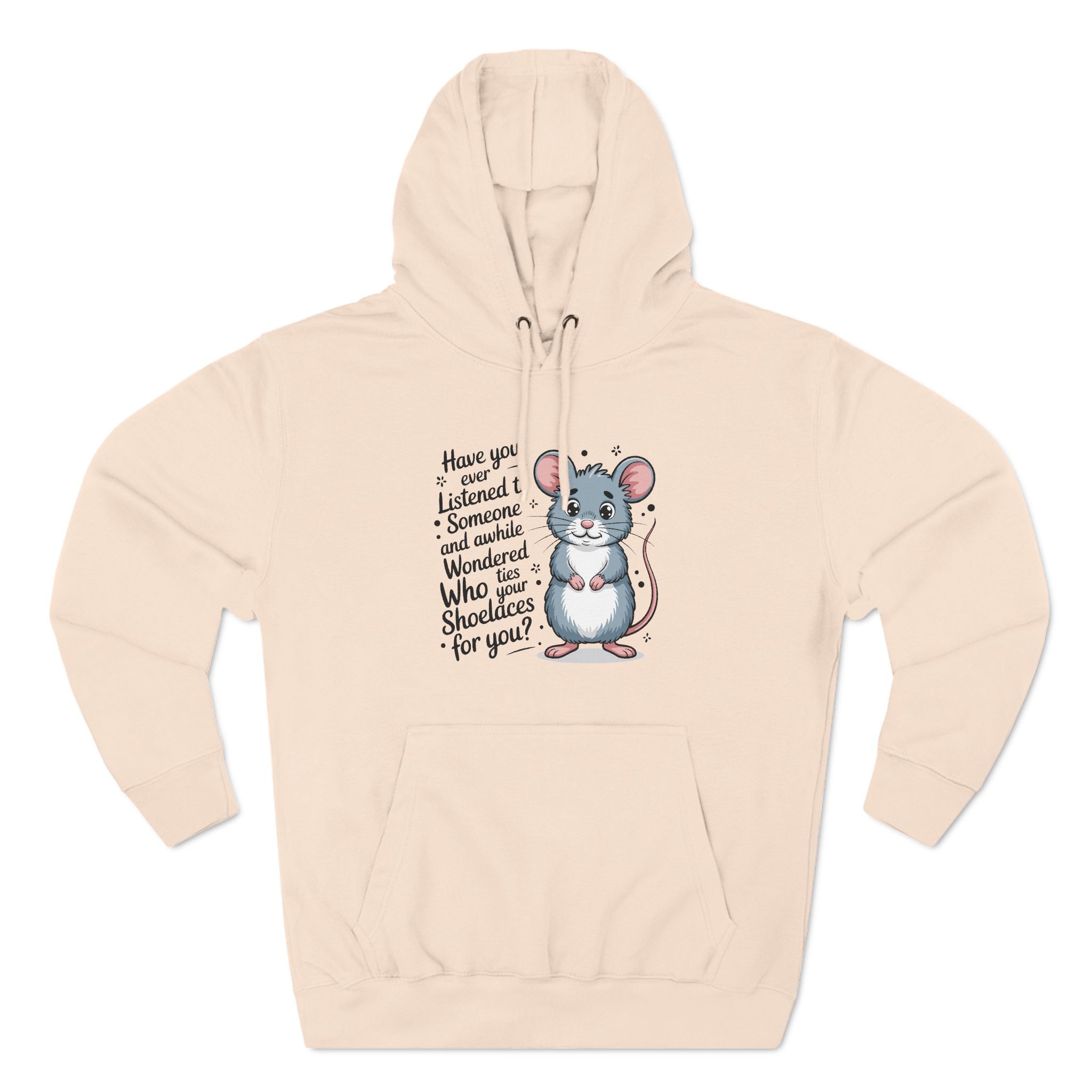 Lane Seven LS14001 Fleece Hoodie | Mouse Graphic Print