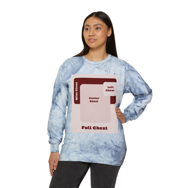 Customizable Comfort Colors 1545 Unisex Color Blast Crewneck Sweatshirt
