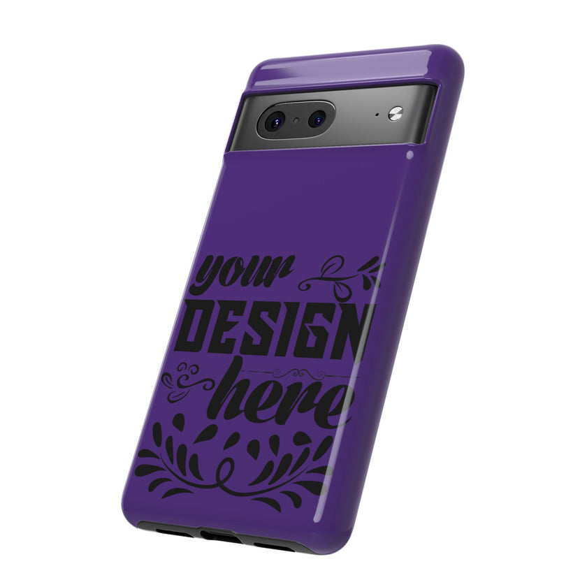 Customizable Tough Dual Layer Phone Case Polycarbonate TPU Liner Protective